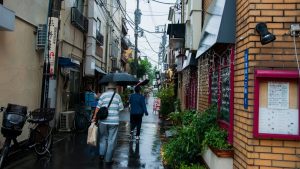 住宅が密集している地域（東京都）